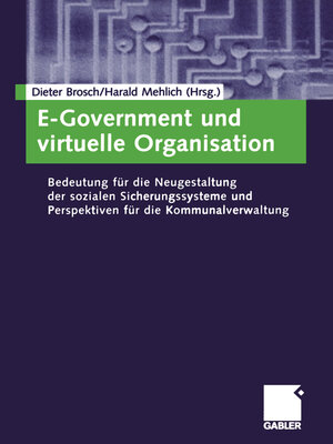cover image of E-Government und virtuelle Organisation